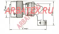 СНЦ23-19/22Р-8-В розетка фото
