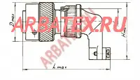 СНЦ23-19/27Р-8-В розетка фото